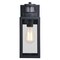 Vaxcel Lombard 4.75-in. 1 Light Black Motion Sensor Dusk to Dawn Outdoor Wall Lantern Clear Glass T0736 - alternate 3